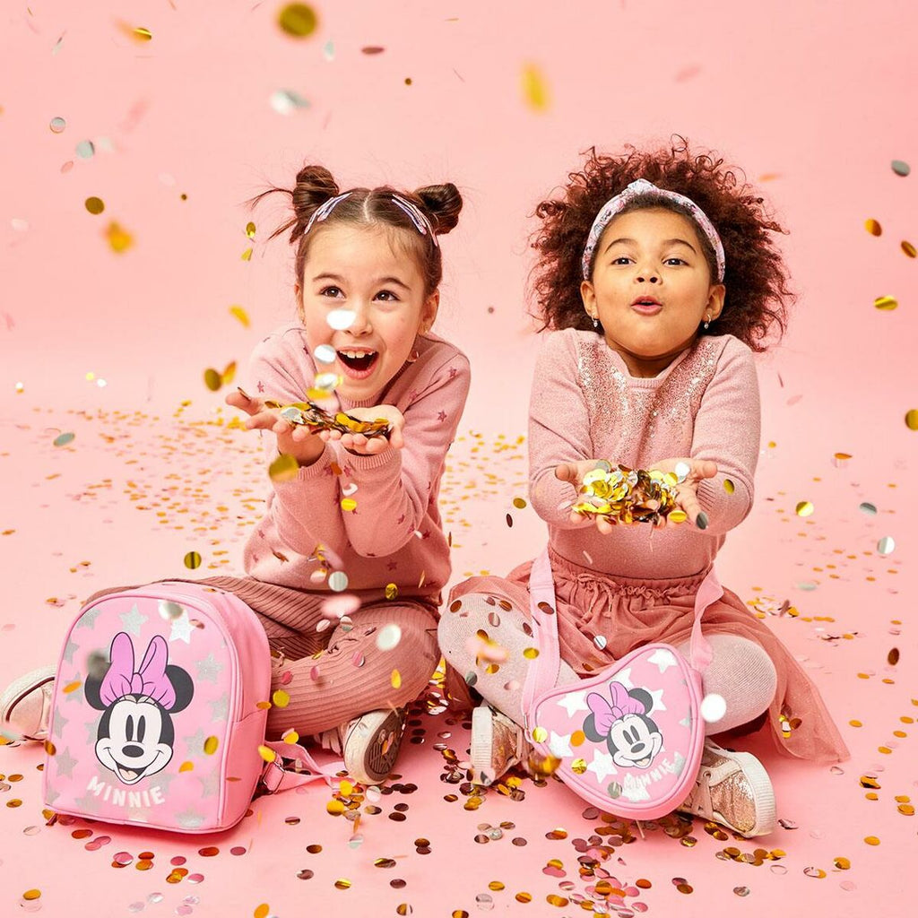 School Bag Minnie Mouse Pink (18 x 10 x 21 cm)