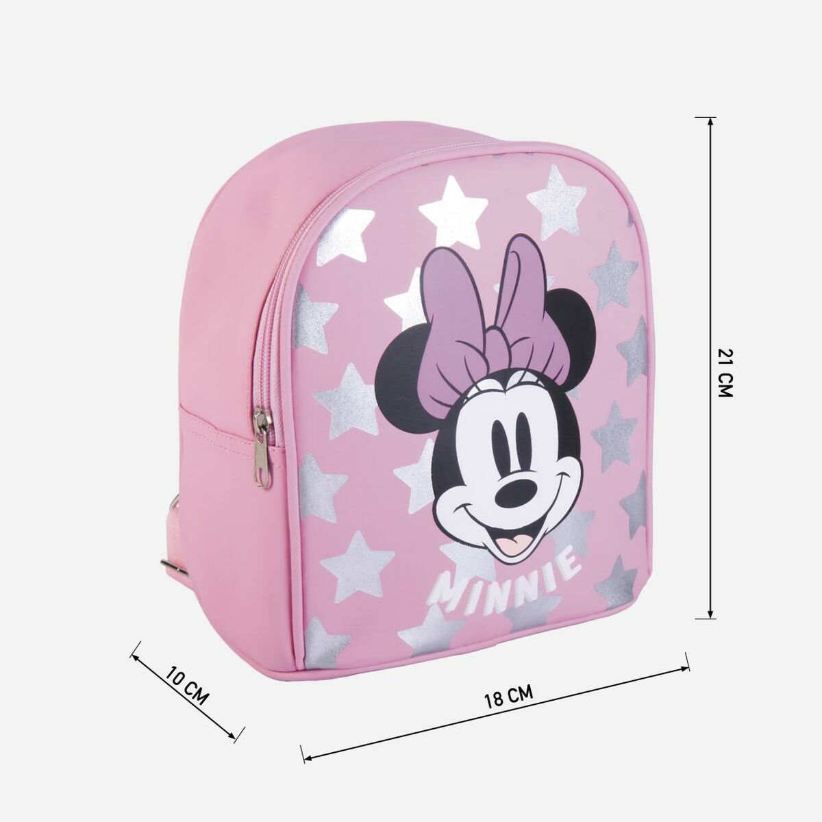 School Bag Minnie Mouse Pink (18 x 10 x 21 cm)