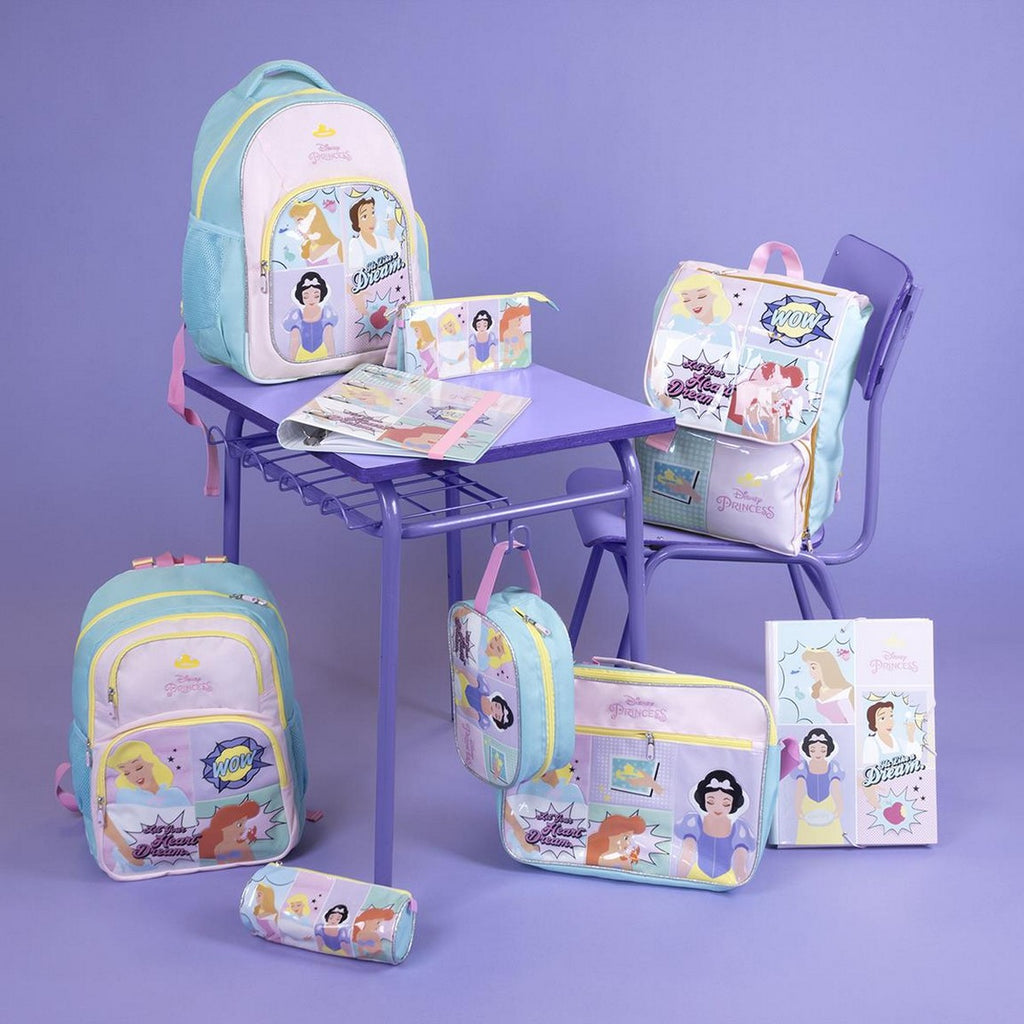 School Bag Princesses Disney Pink (32 x 15 x 42 cm)