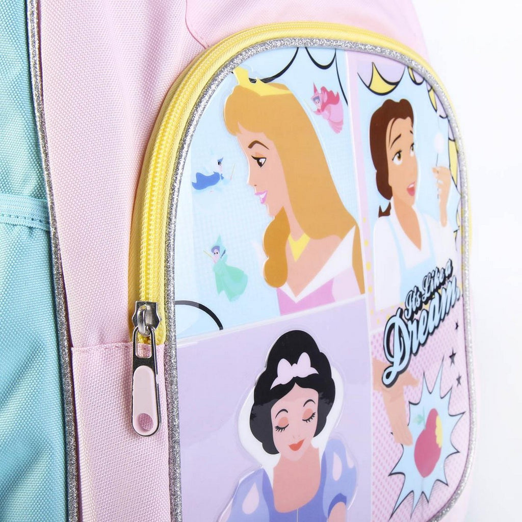School Bag Princesses Disney Pink (32 x 15 x 42 cm)
