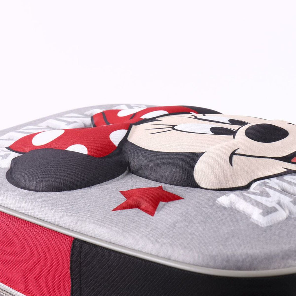 School Bag Minnie Mouse Red (25 x 31 x 10 cm)