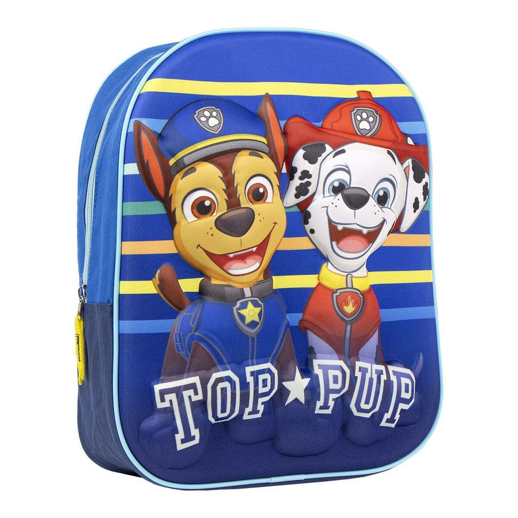 School Bag The Paw Patrol Blue (25 x 31 x 10 cm)