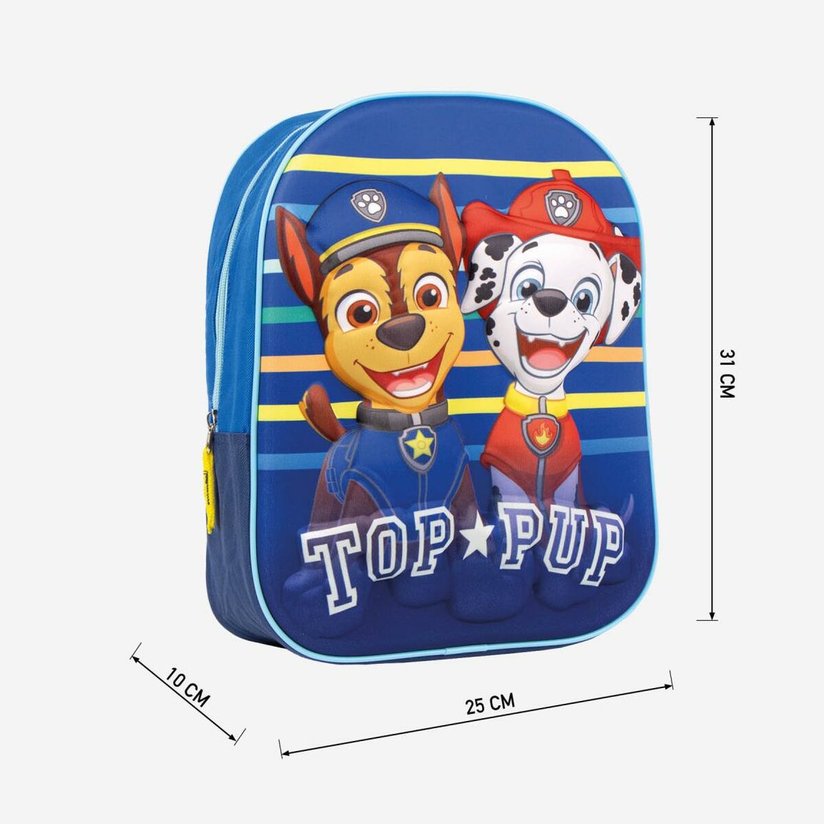School Bag The Paw Patrol Blue (25 x 31 x 10 cm)