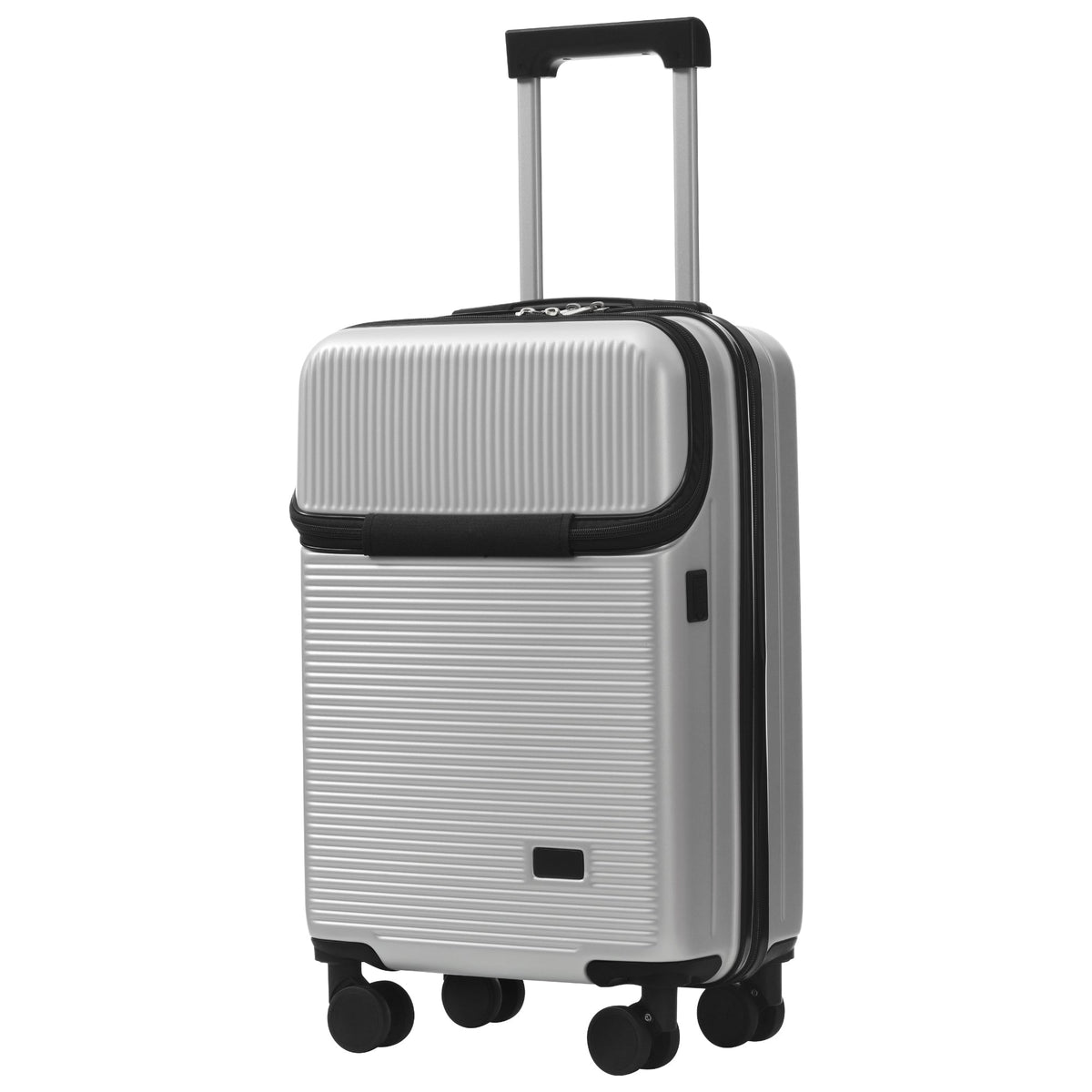 5-Piece ABS Hardshell Luggage Set with Half-Opening Cases and Double