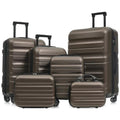 6-Piece ABS Hardshell Luggage Set - Lightweight & Durable Suitcases
