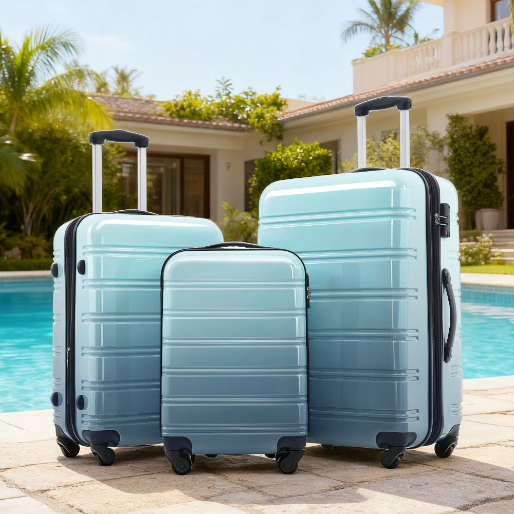 3-Piece PC Hardshell Luggage Set with TSA Lock, Spinner Wheels,