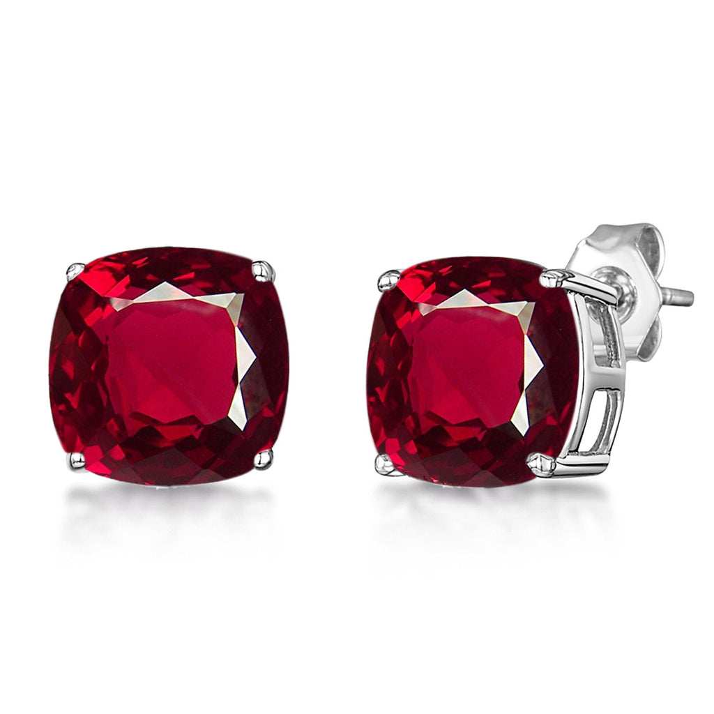 Dazzlers Birthstone Stud Earrings Sterling Silver
