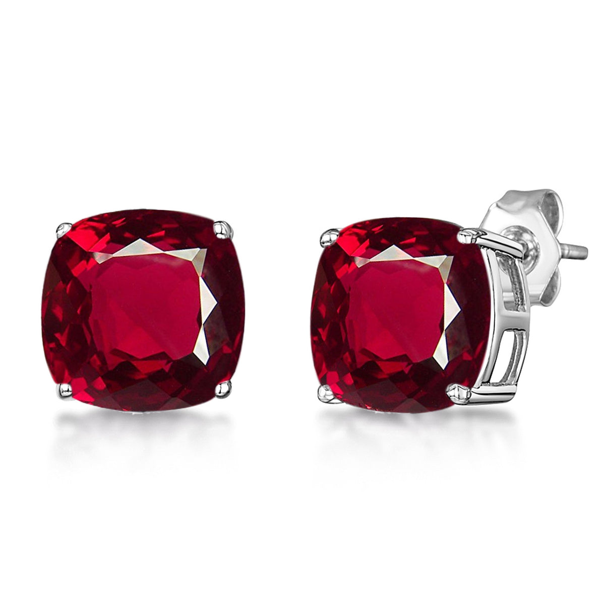 Dazzlers Birthstone Stud Earrings Sterling Silver