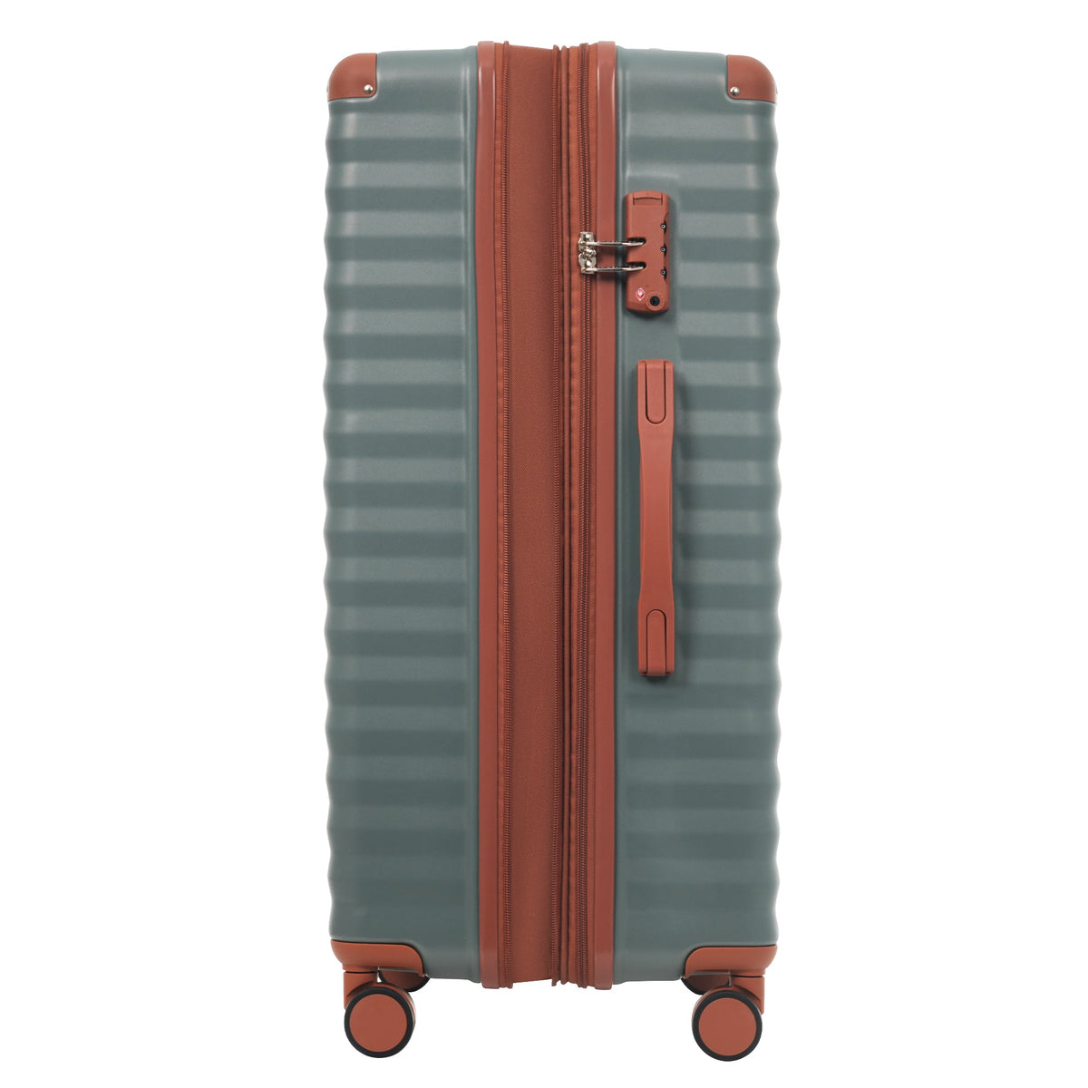 5-Piece ABS Hardshell Luggage Set with Front Opening, TSA Lock, USB