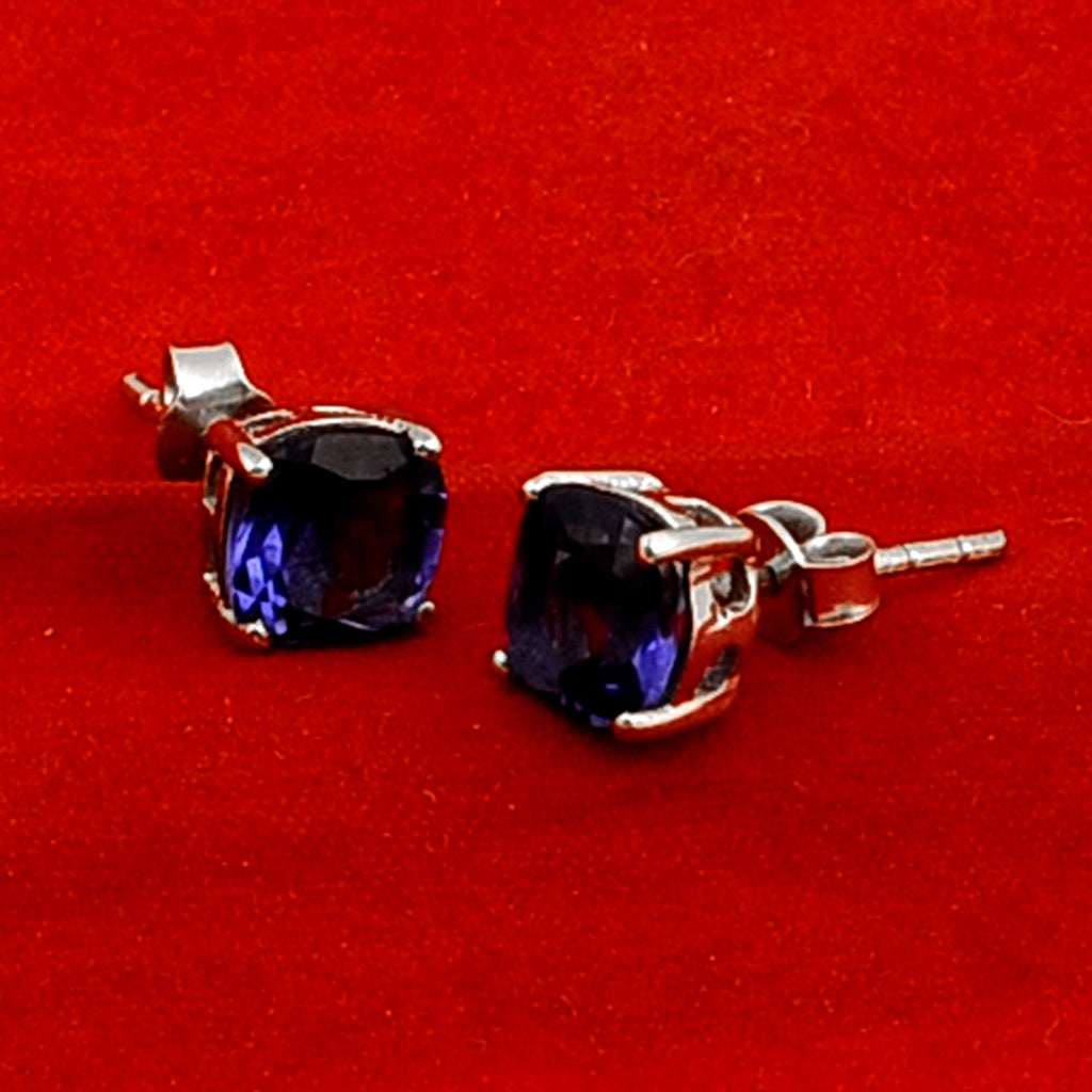 Dazzlers Birthstone Stud Earrings Sterling Silver