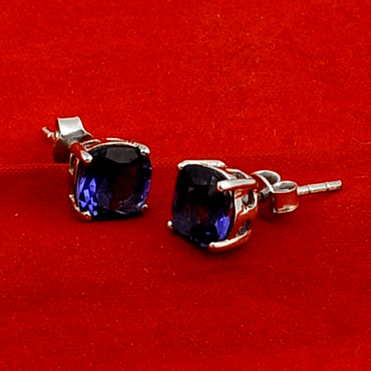Dazzlers Birthstone Stud Earrings Sterling Silver