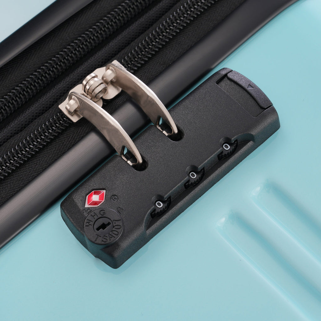 3-Piece PC Hardshell Luggage Set with TSA Lock, Spinner Wheels,
