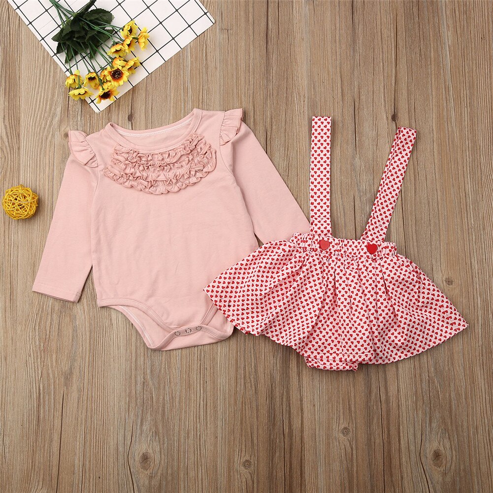 Baby Autumn Sweet Clothes Newborn Baby Kids Girl