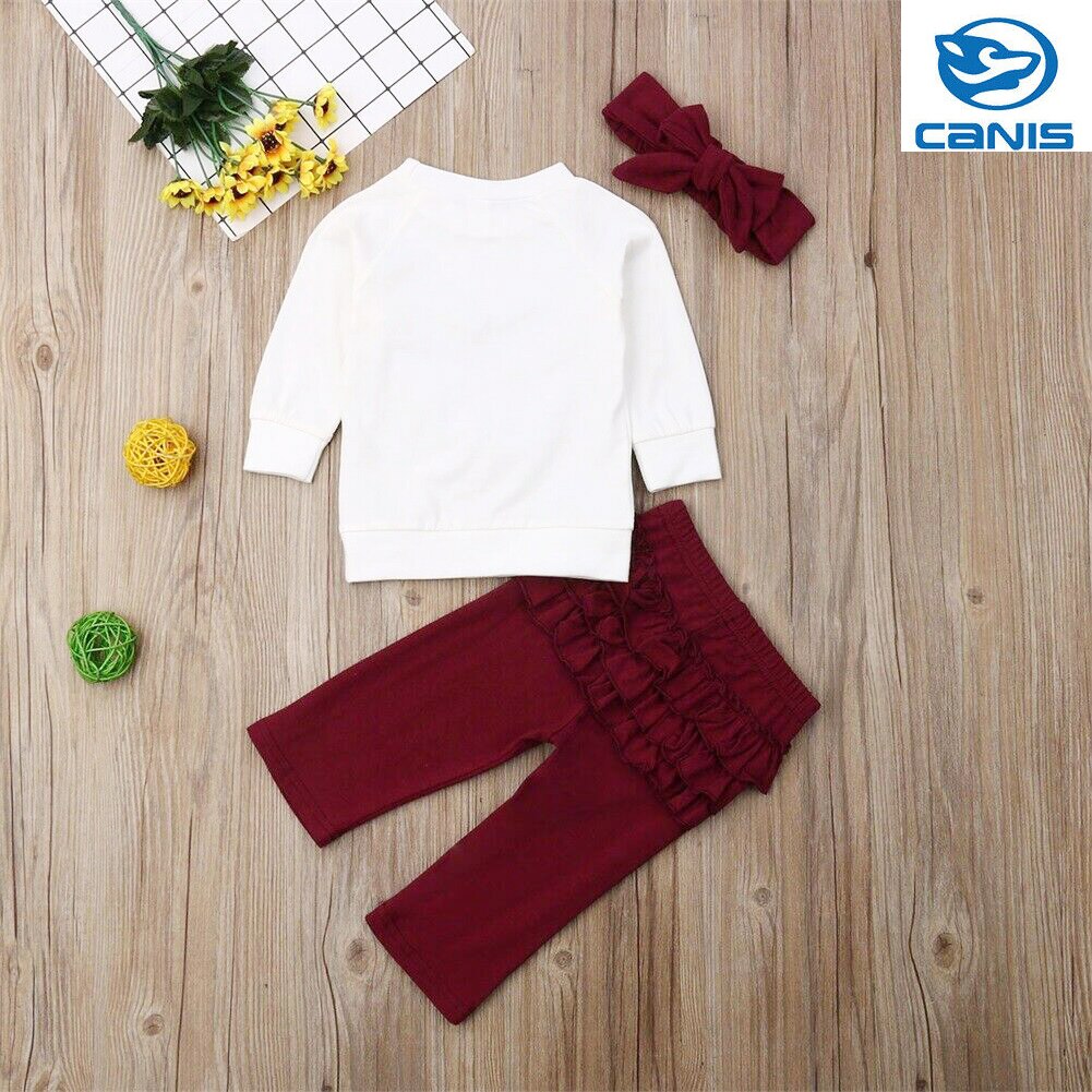 Baby Clothes Set 3PCS Newborn Kids Baby Girl
