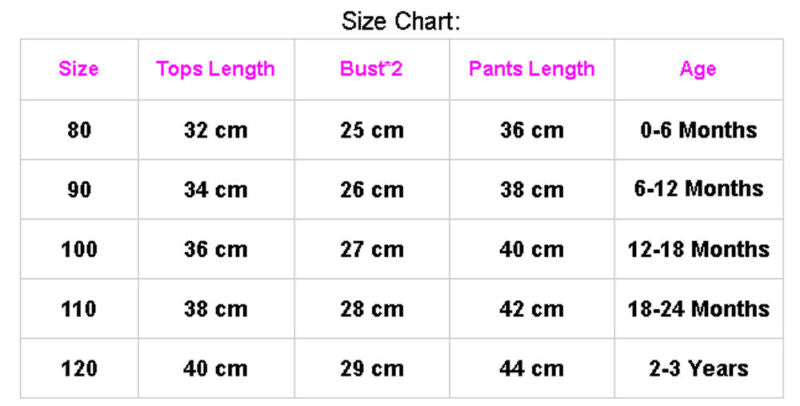 Baby Clothes Set 3PCS Newborn Kids Baby Girl
