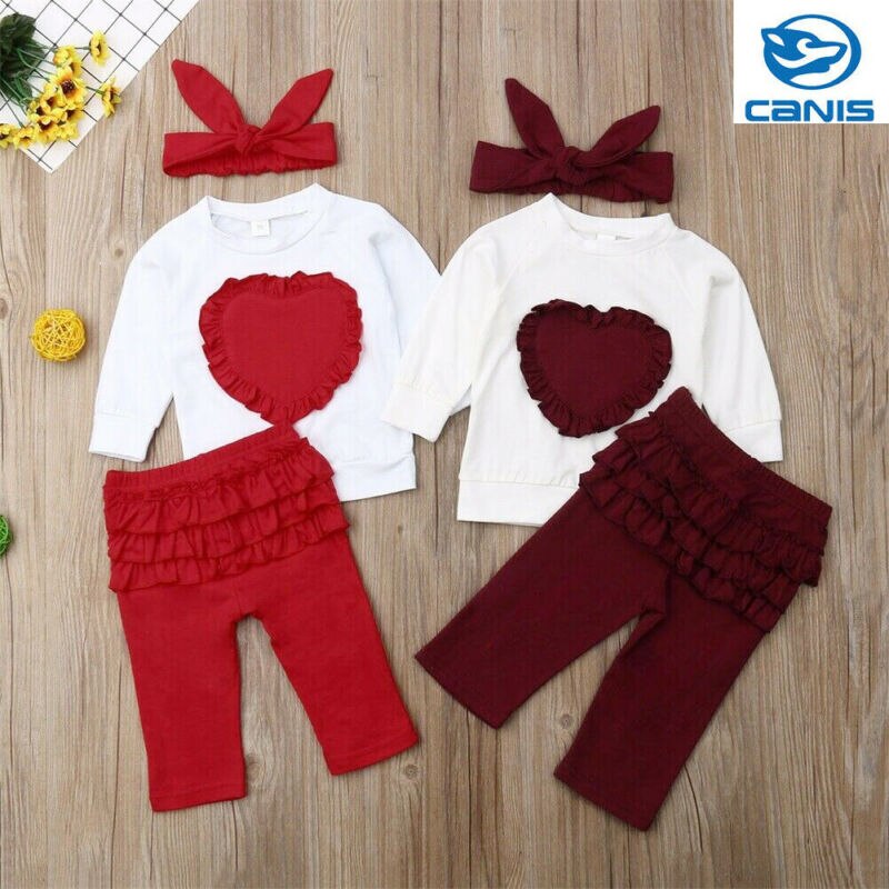 Baby Clothes Set 3PCS Newborn Kids Baby Girl