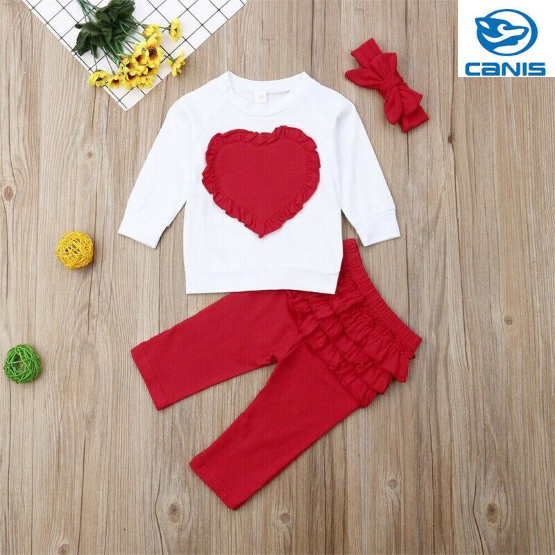 Baby Clothes Set 3PCS Newborn Kids Baby Girl