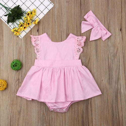 Baby Clothes Set Newborn Kid Baby Girls Lace
