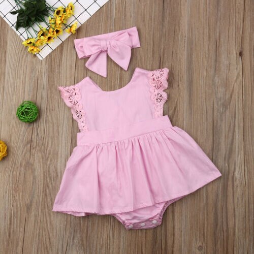 Baby Clothes Set Newborn Kid Baby Girls Lace