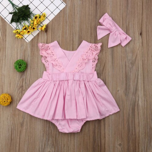 Baby Clothes Set Newborn Kid Baby Girls Lace