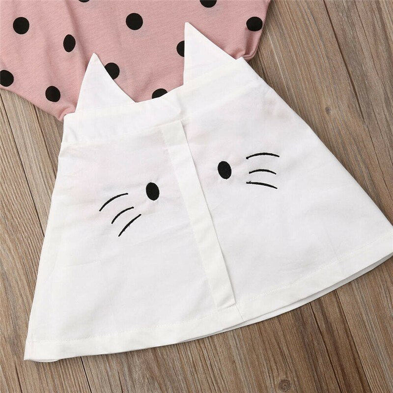 Cute Newborn Toddler Kids Baby Girl Clothes Casual