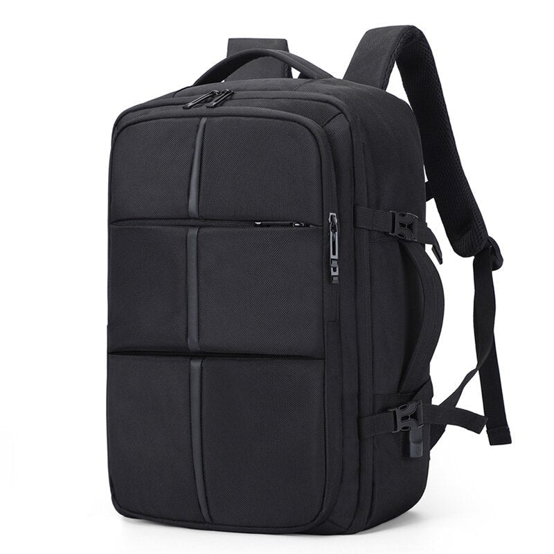 Large-capacity Men's Backpack Multifunction USB Charging Bagpack Male