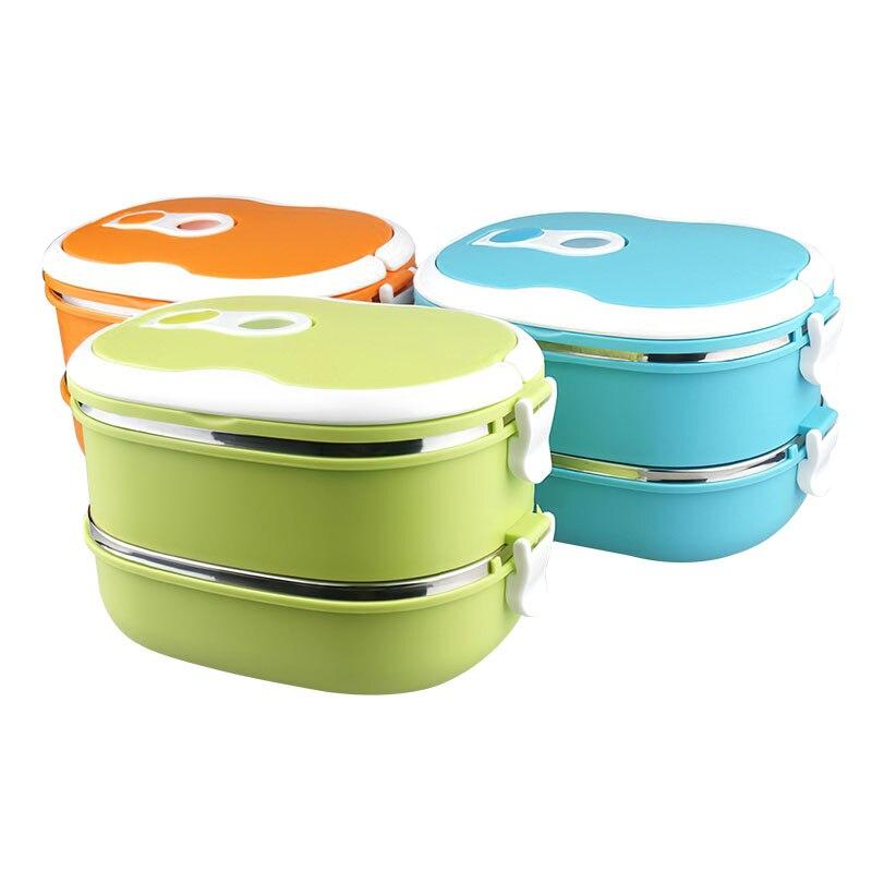 Double-Layer Leak-Proof Lunch Box Food Storage Container