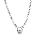 925 Sterling Silver Plated 6mm Belcher Chain Necklace with a Filigree