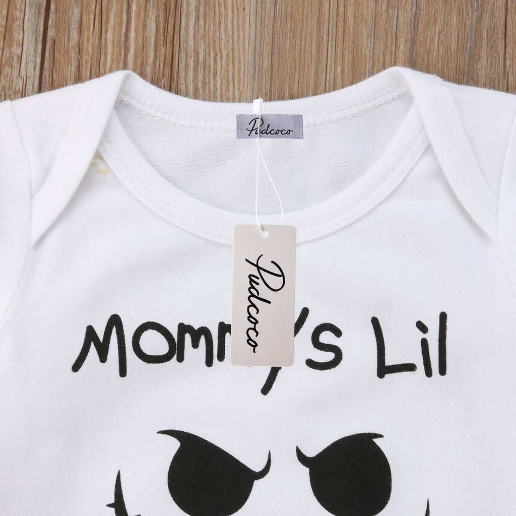 Newborn Baby Boy Girl Letters Clothes Kid