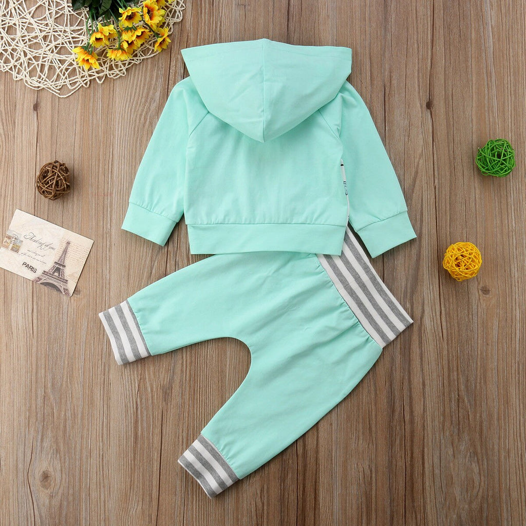 Newborn Baby Kid Boy Girls Cotton Hooded Clothes