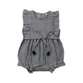 Newborn Baby Kid Girl Ruffle Clothes Sleeveless