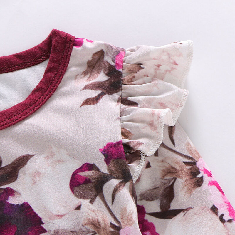 Newborn Kid Baby Girl Clothes Sets Long Sleeve