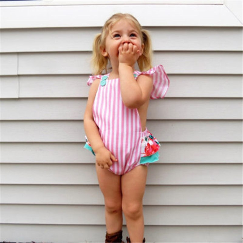 Newborn Kids Baby Girls Clothes Toddler Bodysuit