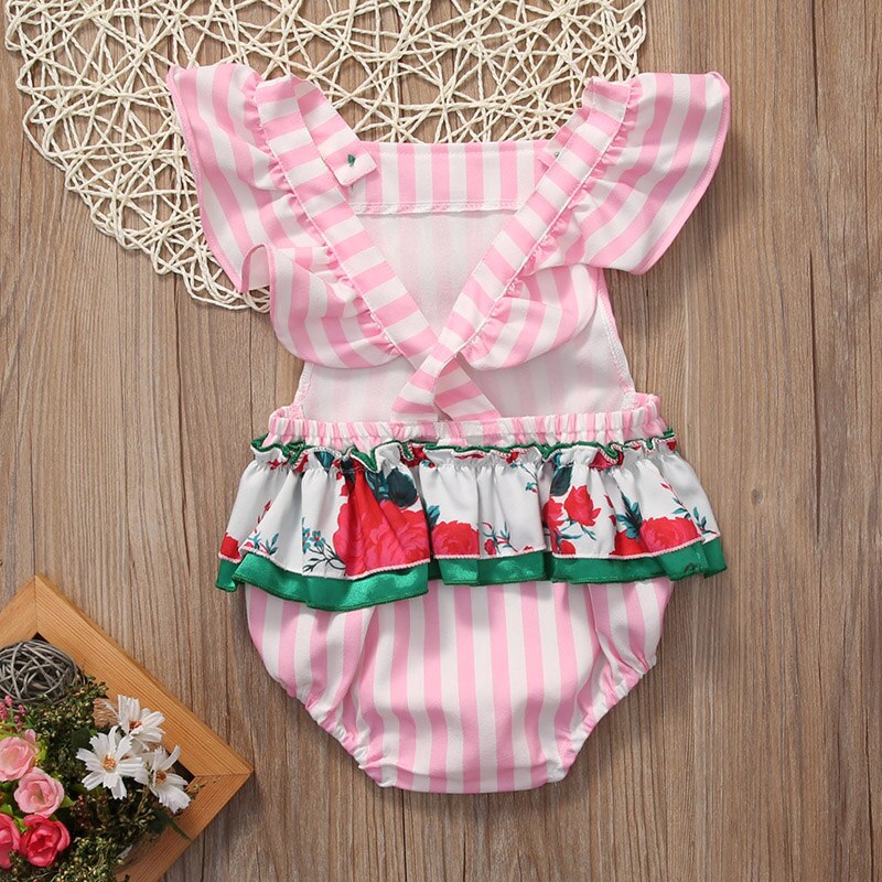 Newborn Kids Baby Girls Clothes Toddler Bodysuit