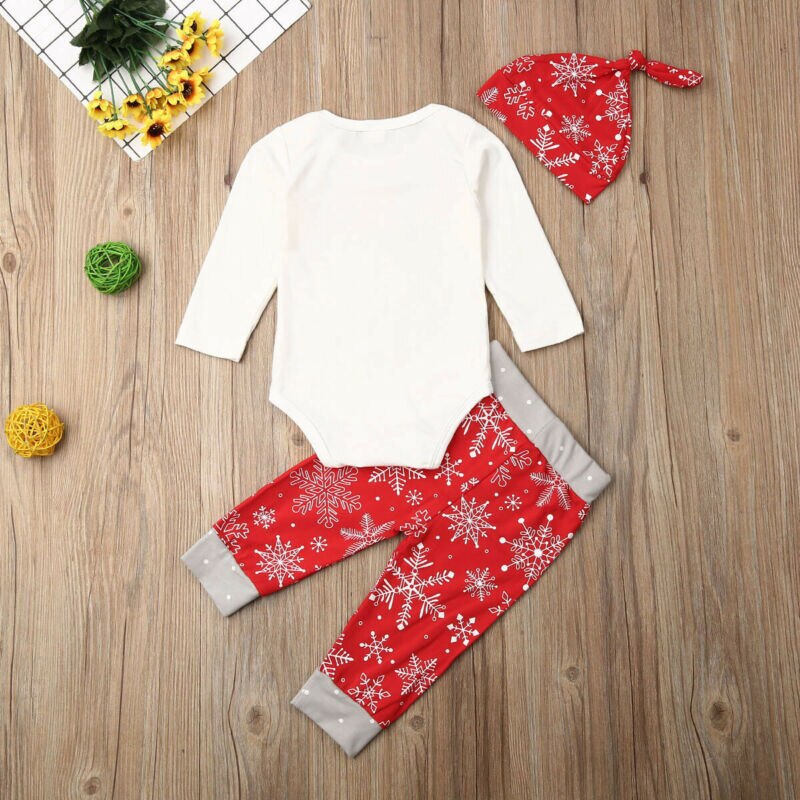 Pudcoco Autumn 3PCS kids Infant Baby Girls Clothes