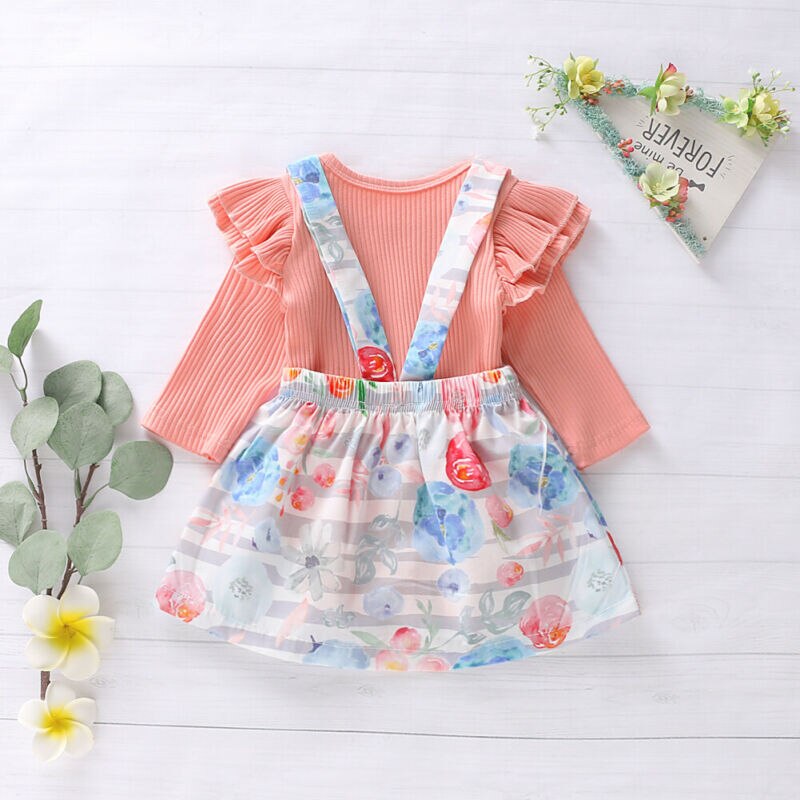 Pudcoco Autumn Infant kids Baby Girl Clothes Long