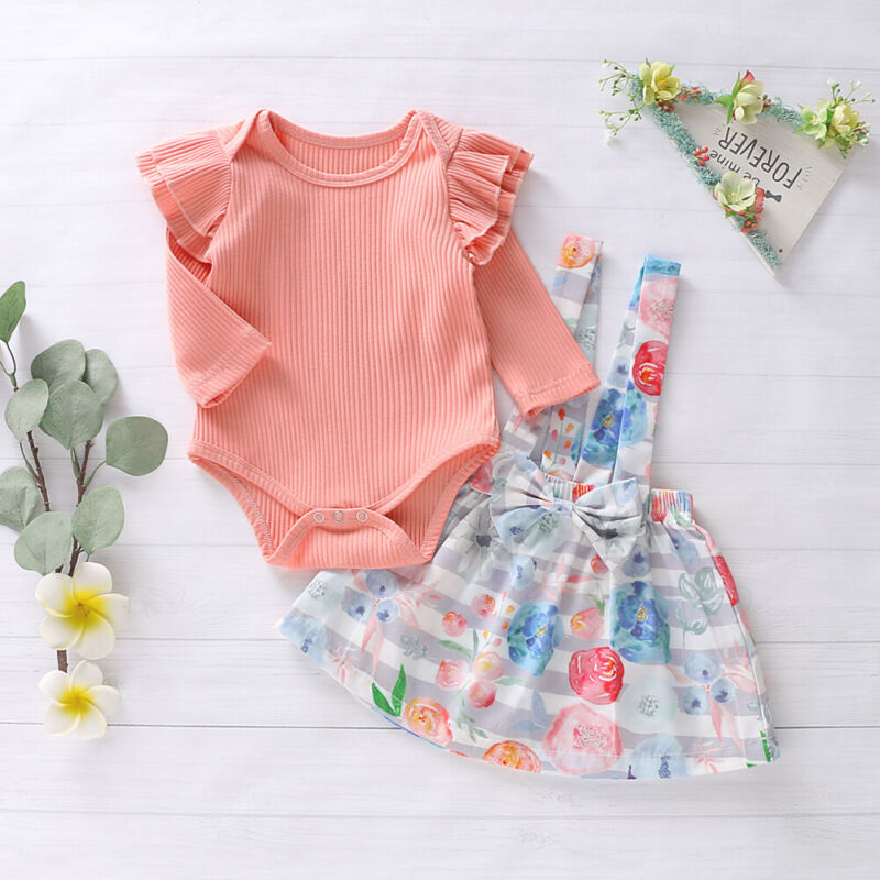 Pudcoco Autumn Infant kids Baby Girl Clothes Long