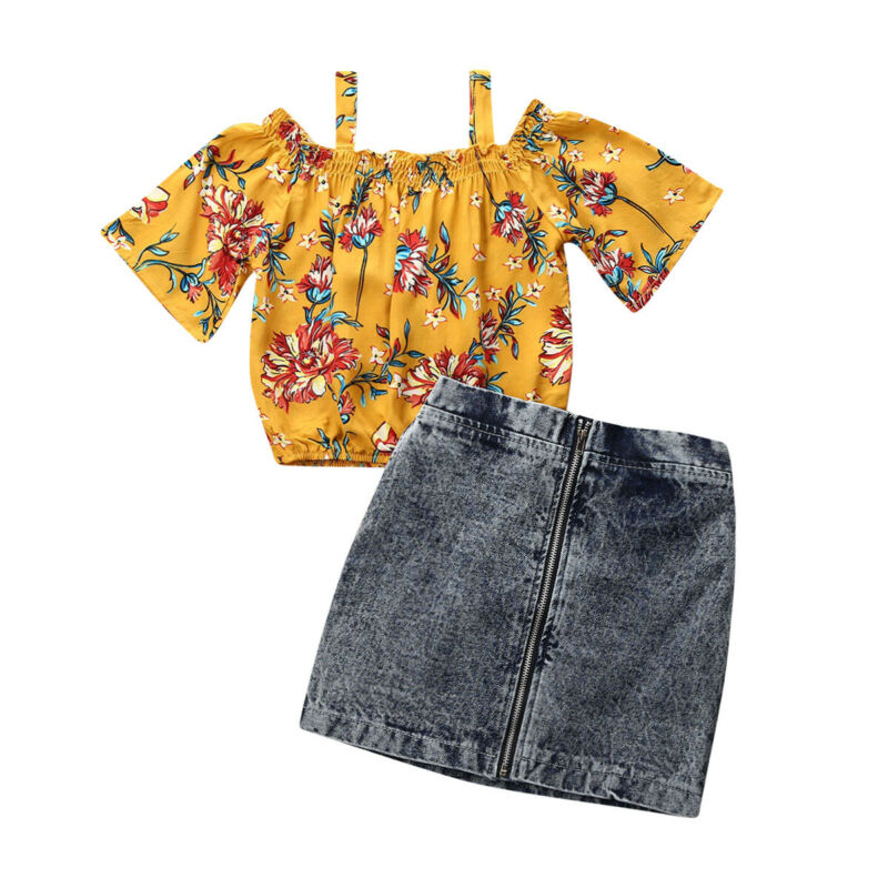 Pudcoco Autumn Kids Baby Girls Clothes Floral