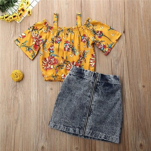 Pudcoco Autumn Kids Baby Girls Clothes Floral