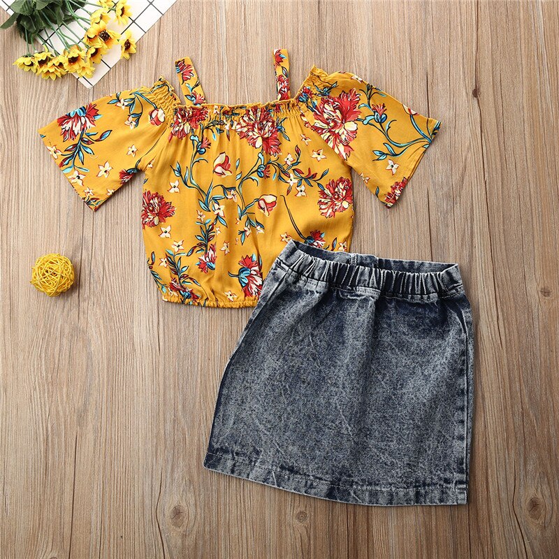 Pudcoco Autumn Kids Baby Girls Clothes Floral