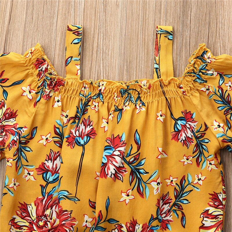 Pudcoco Autumn Kids Baby Girls Clothes Floral