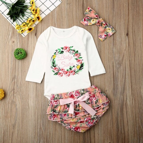 Pudcoco Autumn Newborn kids Baby Girl Clothes Long