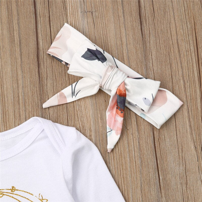 Pudcoco Autumn Newborn kids Baby Girl Clothes Long