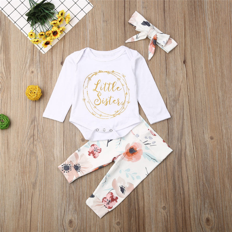 Pudcoco Autumn Newborn kids Baby Girl Clothes Long