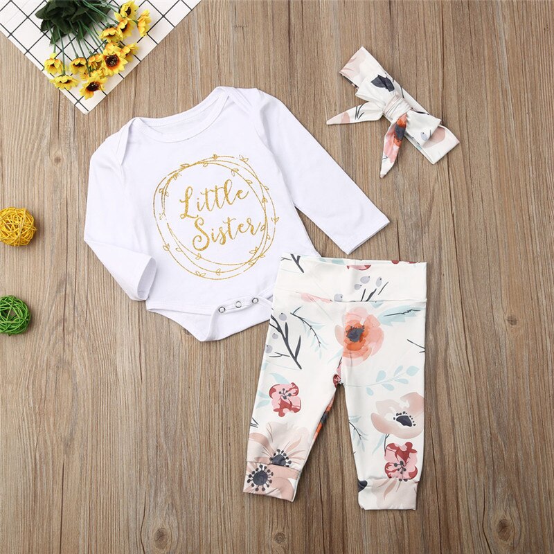 Pudcoco Autumn Newborn kids Baby Girl Clothes Long
