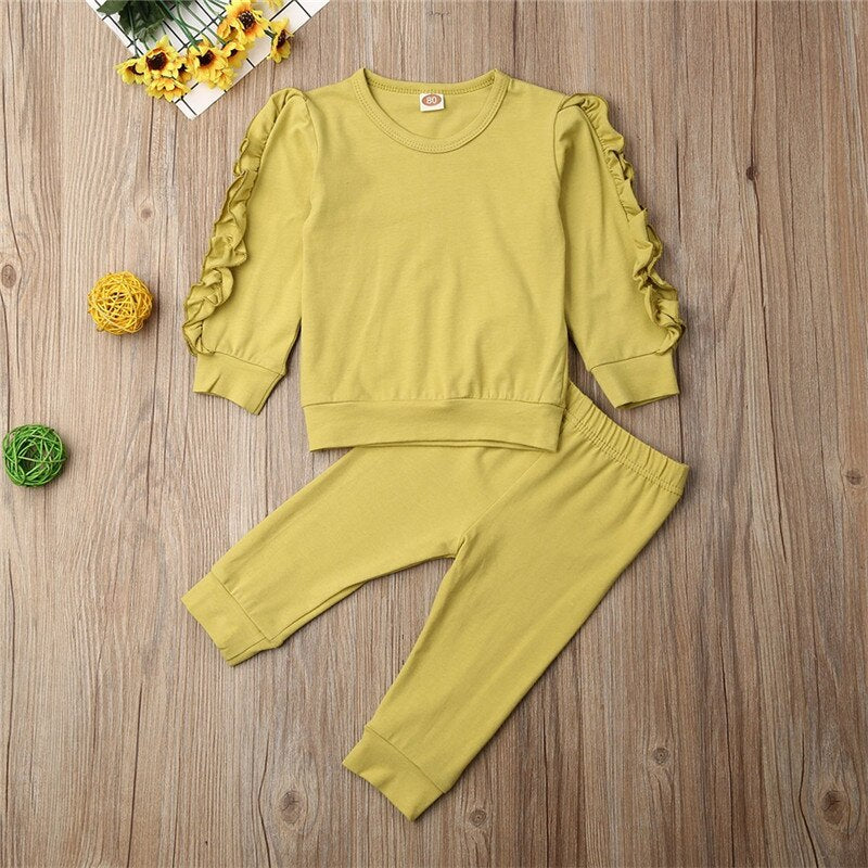 Pudcoco Autumn Toddler Baby Kids Girl Clothes Long
