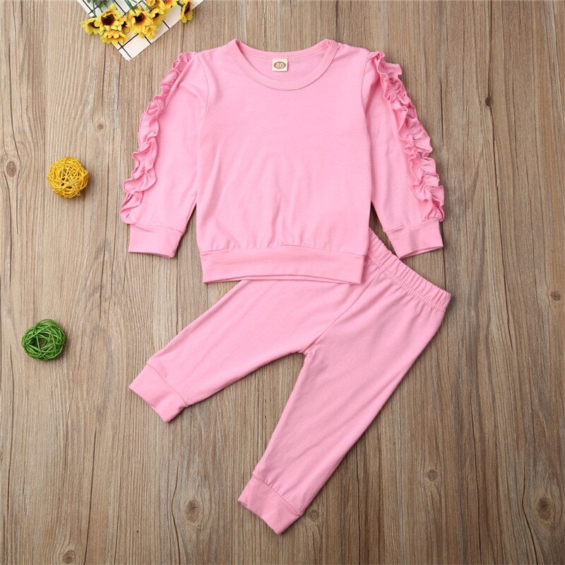 Pudcoco Autumn Toddler Baby Kids Girl Clothes Long