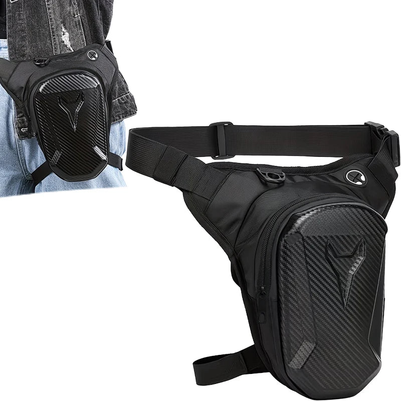 Motorcycle Leg Tank Bag Waterproof Waist Pack Crossbody Rider Biker