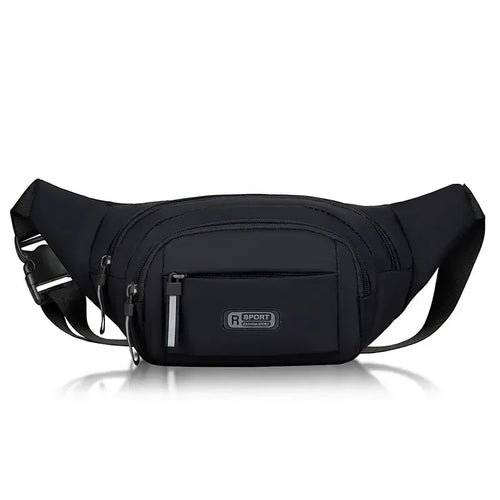 Men Canvas Fanny Waist Packs Unisex Fit Waistpack Mobile Sports