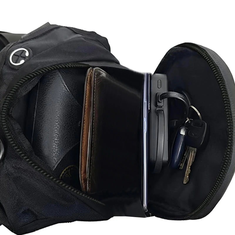 Motorcycle Leg Tank Bag Waterproof Waist Pack Crossbody Rider Biker